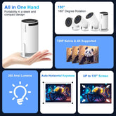 Magcubic Projector Hy300 4K Android 11 Dual Wifi6 200 ANSI Allwinner H713 BT5.0 1080P 1280*720P Home Cinema Outdoor Projetor